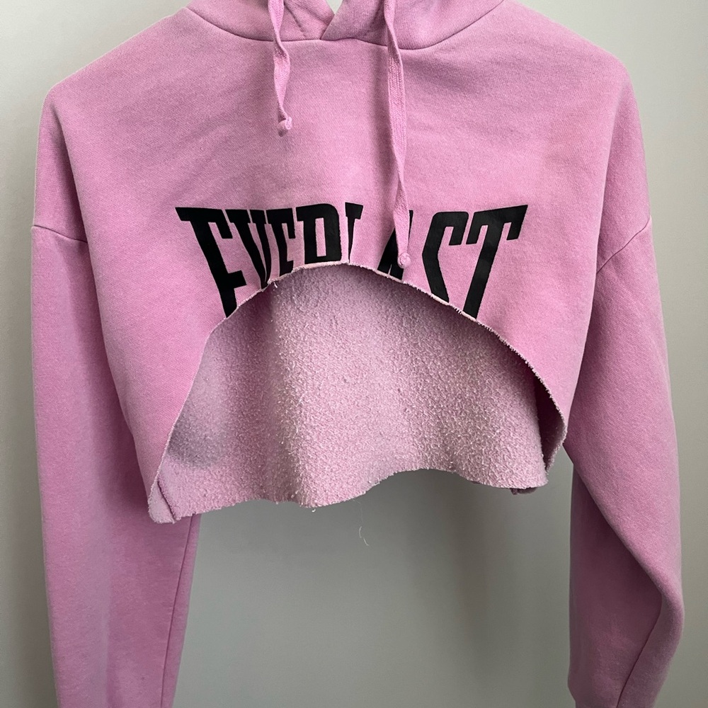 Forever 21 x Everlast cropped hoodie